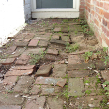 collapsed walkway